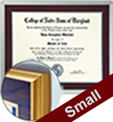 Fast & Friendly Shipping!Laminated small sized documents into plaques for your wall or desk .