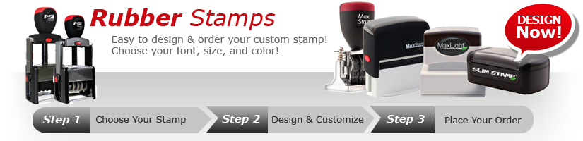 Custom Rubber Stamps | A to Z Rubber Stamps