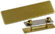 UBSG - Uniform Badge Satin Gold 5/8" x 2 1/2"