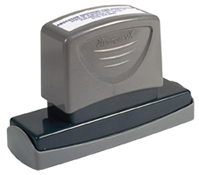 This Xstamper VX line of pre-inked laser engraved rubber stamps are great cost-effective solutions to your modern office needs.
This product has 4 lines and 14 characters